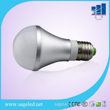 High quality 5W led lamp bulbs AC90-260V input voltage warm white